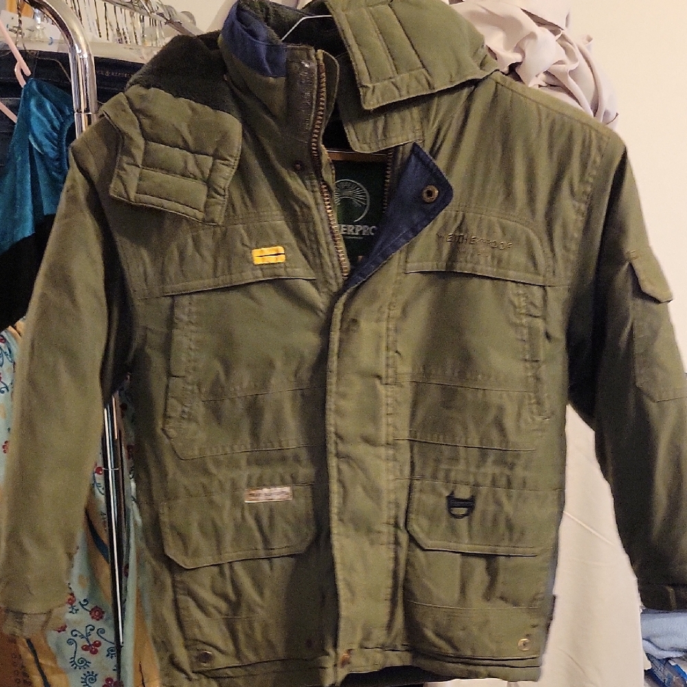 Weatherproof Olive Military Jacket